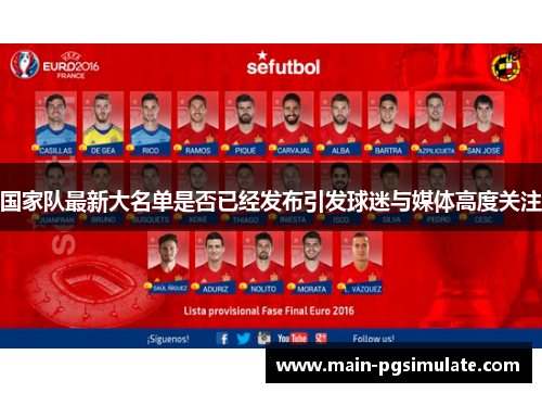 国家队最新大名单是否已经发布引发球迷与媒体高度关注